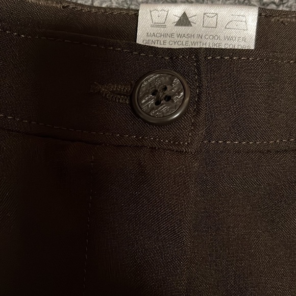 Haggar Petite Brown Dress Pants - Picture 4 of 8